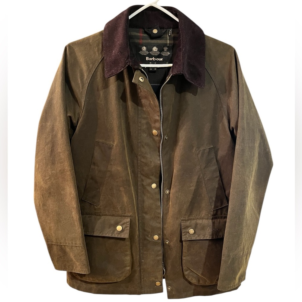 Barbour Women’s Acorn Waxed Jacket, Sz. 6